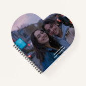 Hartvormige BFF-foto Gepersonaliseerd Dagelijks Da Notitieboek (Voorkant)