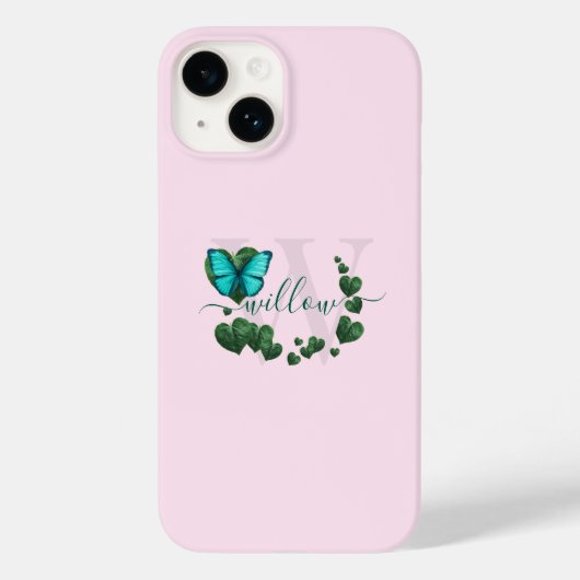 Hartvormige bladeren boeket Case-Mate iPhone case (Achterkant)
