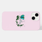 Hartvormige bladeren boeket Case-Mate iPhone case (Achterkant (horizontaal))