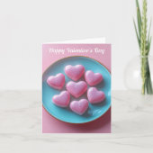 Hartvormige chocolaatjes Valentijns's Groet Kaart (Voorkant)