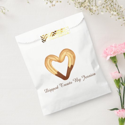 Hartvormige Churro gedompeld in chocolade Bedankzakje (Gezegeld)