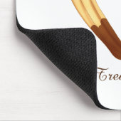 Hartvormige Churro gedompeld in chocolade Muismat (Hoek)