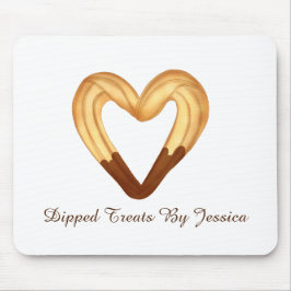 Hartvormige Churro gedompeld in chocolade Muismat