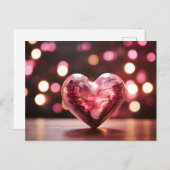 Hartvormige Container Met Bomen Erin Briefkaart (Voorkant / Achterkant)