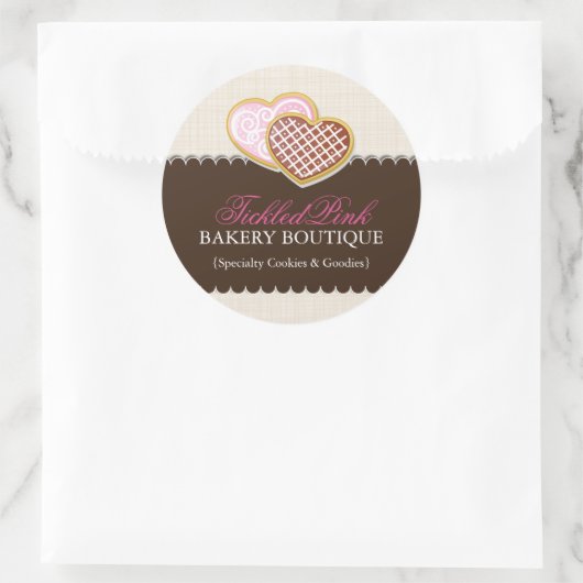 Hartvormige Cookie Stickers (Tas)