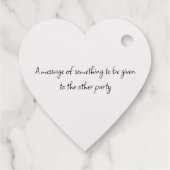 Hartvormige dank u in 8 talen Folie Label (Achterkant)