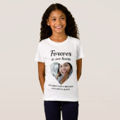 Hartvormige foto Forever in ons hart T-shirt (Voorkant volledig)