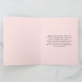 Hartvormige foto I Love U Valentijn Kaart (Binnen)