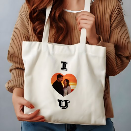 Hartvormige Foto Valentijn's Day Gift Tote Bag