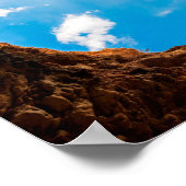 Hartvormige grot die naar de lucht opengaat poster (Hoek)