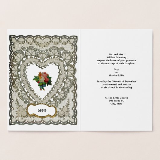  hartvormige kant Sjabloon (Binnen)