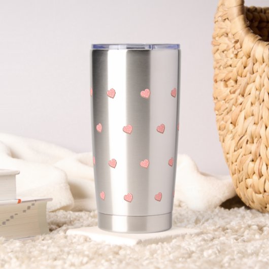 Hartvormige koekjes geïsoleerde drinkbeker (Woonkamer (Gedraaid)  )
