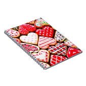 Hartvormige koekjes voor Valentijnsdag del Notitieboek (Rechterzijde)