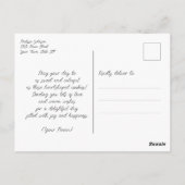 Hartvormige koekjes Zoete wensen Briefkaart (Achterkant)