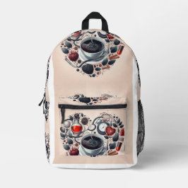 Hartvormige koffiebeker Cosy Atmosphere Bag Bedrukte Rugzak