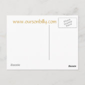 hartvormige maankaart briefkaart (Achterkant)