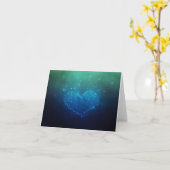 Hartvormige Nachtsterren Kaart (Gele Bloem)