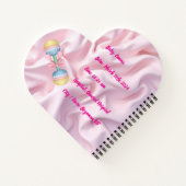 Hartvormige notities voor mijn Baby-dagboek Notitieboek (Achterkant)