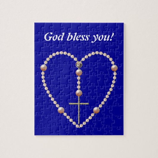 Hartvormige pijnhars Rosary Legpuzzel (Verticaal)