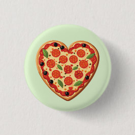 Hartvormige Pizza Ronde Button 3,2 Cm