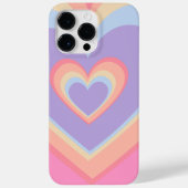 hartvormige regenboog Case-Mate iPhone case (Achterkant)