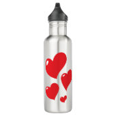 Hartvormige roestvrijstalen waterfles (Rechts)