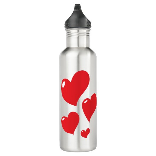 Hartvormige roestvrijstalen waterfles (Rechts)