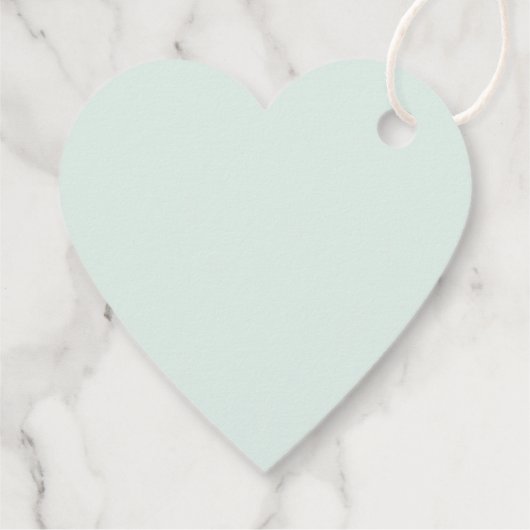 Hartvormige salie bedoeld voor bijenbruiloft bedankjes labels (Achterkant)