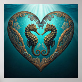 Hartvormige schaafpaarden poster