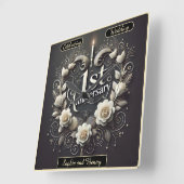 Hartvormige schoonheid voor de eerste liefde vierkante klok (Hoek)