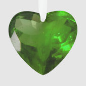 Hartvormige Smaragd Ornament (voorkant)