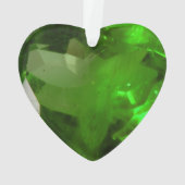 Hartvormige Smaragd Ornament (achterkant)