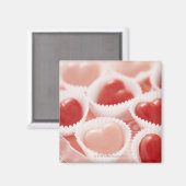 Hartvormige snoepjes magneet (Voorkant / Achterkant)