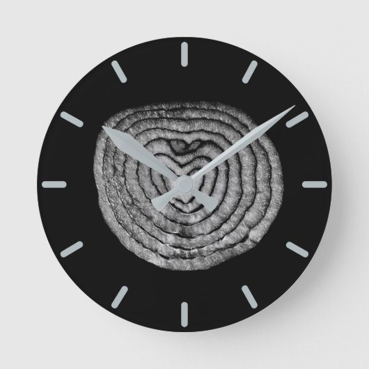 Hartvormige Ui Ronde Klok (Voorkant)