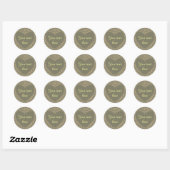 Hartvormige warmgrijze Sticker (Vel)