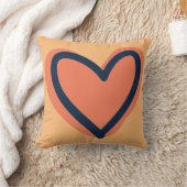 Hartvormige waterverf kussen (Deken)