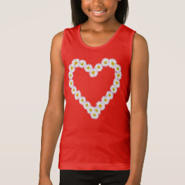  hartvormige witte melkketen t-shirt