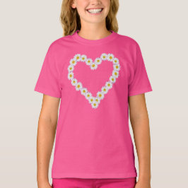 hartvormige witte melkketen t-shirt