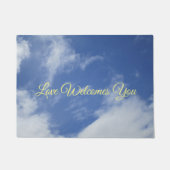 Hartvormige wolkenmat deurmat (Voorkant)