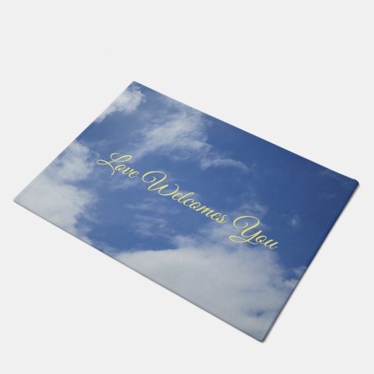 Hartvormige wolkenmat deurmat (Schuin)