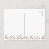 Hartvormige Zelf-Liefde Affirmatie Citeert Rozen Feestdagenkaart (Achterkant)