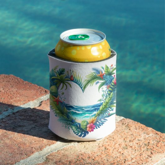 HARTVORMIGE ZOMER STRANDSCÈNE BLIKJESKOELER (Insitu Zwembad)