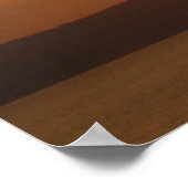 Hartvormige Zon Afdruk Poster (Hoek)