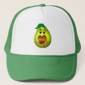 hartvriendelijk avocado eten trucker pet (Voorkant)