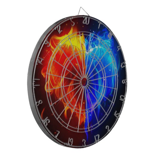 Hartvuur Dartbord (Voorkant Links)