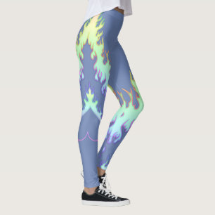 Hartvuur : Leggings: Periwinkle Rainbow Leggings