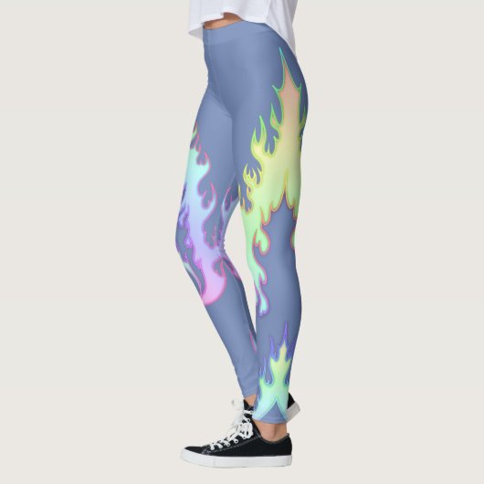 Hartvuur : Leggings: Periwinkle Rainbow Leggings (Links)