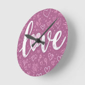 Hartwandklok Ronde Klok (Hoek)