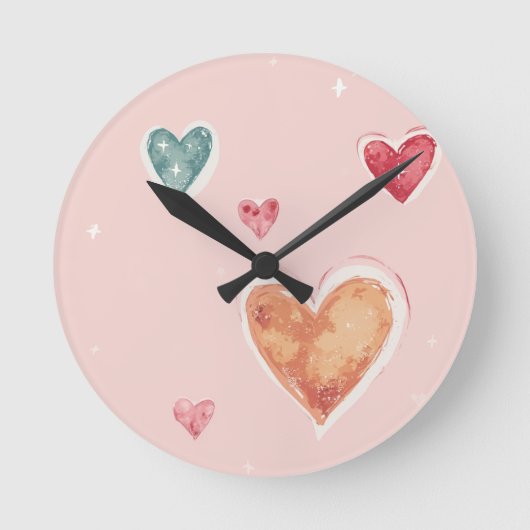 Hartwandklok Ronde Klok (Voorkant)