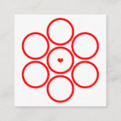 hartwein van loyaliteitsprogramma klantenkaartje (Achterkant)